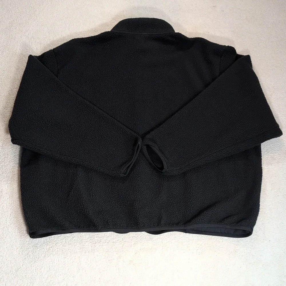 Nike Club Winterized Fleece Sherpa Jacket Black Mens XL FB8386-010 Oversized Fit